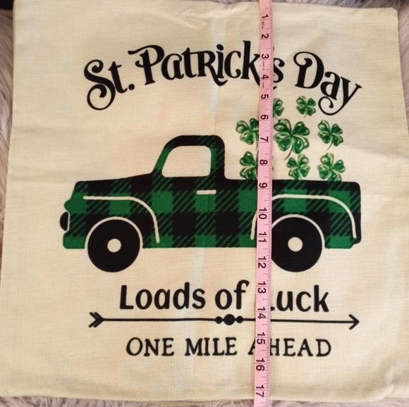 St. Patrick's Day Set | Accent Pillow Covers & Table Runner - Picture 6 of 9